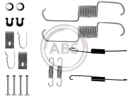 Пружинки барабанных колодок Jimny ABS A.B.S. 0743Q (фото 1)