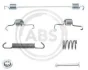 Монтажний комплект задніх барабанних колодок A.B.S. A.B.S. 0819Q (фото 1)