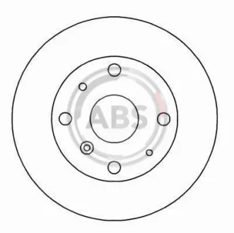 Диск гальмівний A.B.S. A.B.S. 15943