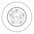 Диск гальмівний MAZDA 626 передн. вент. (вир-во ABS) A.B.S. 16089 (фото 2)