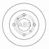 Гальмівний диск задн. Almera/Primera (98-06) A.B.S. 16104 (фото 2)
