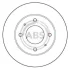 Диск гальмівний A.B.S. A.B.S. 16136 (фото 2)
