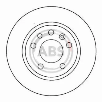 Диск гальмівний A.B.S. A.B.S. 16489