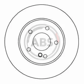 Гальмівний диск задн. W210 96-03 A.B.S. 16571