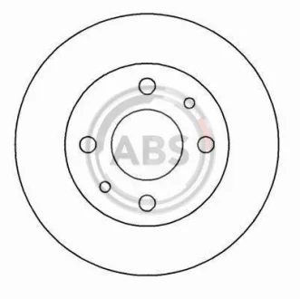 Диск гальмівний A.B.S. A.B.S. 16595