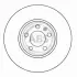 Диск гальмівний AUDI/SEAT/SKODA/VW A3/Leon/Octavia/Bora передн. вент. (ABS) A.B.S. 16881 (фото 2)