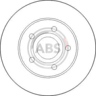 Диск гальмівний передн. (вир-во ABS) A.B.S. 17032