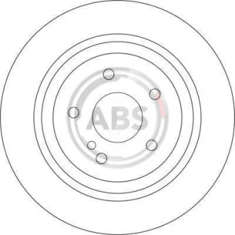 Диск гальмівний A.B.S. A.B.S. 17113