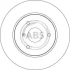 Гальмівний диск пер. Fortwo/Roadster/Cabrio/City Coupe/Crossblade 98-07 A.B.S. 17161 (фото 2)