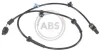 Датчик ABS задний левый SX-4 ABS A.B.S. 31015 (фото 1)