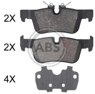 Колодки гальмівні дискові A.B.S. A.B.S. 35030