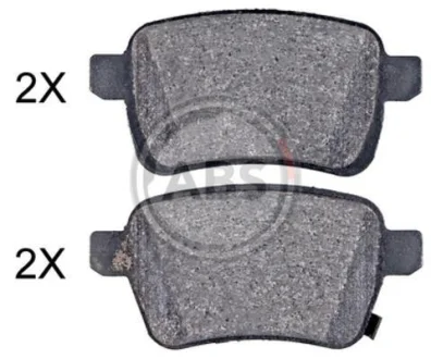 Колодки гальмівні дискові A.B.S. A.B.S. 35079