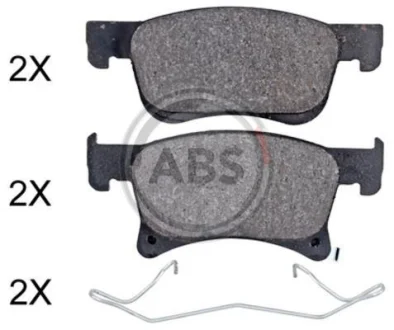 Комплект гальмівних колодок A.B.S. A.B.S. 35082