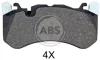 Гальмівні колодки пер. MB C-Class (W205)/E-Class (W213)/GLC (C253) 3.0/4.0i 14- (BREMBO) A.B.S. 35109 (фото 1)