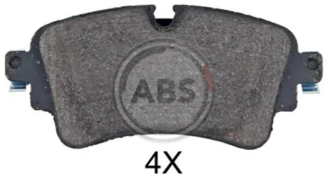 Колодки гальмівні дискові, комплект A.B.S. 35114