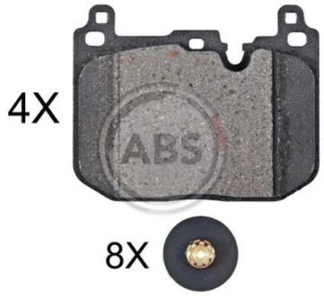 Комплект гальмівних колодок A.B.S. A.B.S. 35117