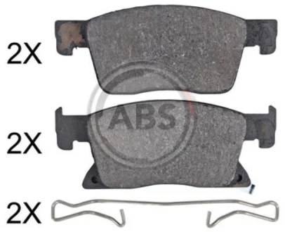 Колодки гальмівні дискові A.B.S. A.B.S. 35122