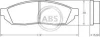 Комплект гальмівних колодок A.B.S. A.B.S. 36156 (фото 1)