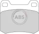 Колодка гальм. MB 190/200/300/C/E задн. (вир-во ABS) A.B.S. 36498/1 (фото 1)
