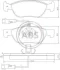 Колодка гальм. диск. передн. (вир-во ABS) A.B.S. 36893 (фото 1)