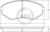 Комплект гальмівних колодок, дискове гальмо A.B.S. 36995 (фото 1)