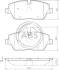 Колодка гальм. диск. MINI COOPER 06-,ONE 09-,CLUBMAN 2010-передн. (вир-во ABS) A.B.S. 37434 (фото 1)