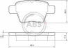 Гальмівні колодки зад. Peugeot 207/307/Citroen C4 06- (Bosch) A.B.S. 37475 (фото 1)