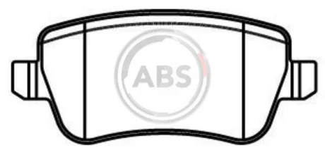 Колодки гальмівні комплект A.B.S. 37496