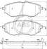 Гальмівні колодки пер. Subaru Legacy IV/Outback 03- (akebono) A.B.S. 37502 (фото 1)