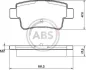 Комплект тормозних колодок, дисковий тормоз A.B.S. 37513 (фото 1)