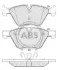 Колодка гальм. диск. передн. (вир-во ABS) A.B.S. 37551 (фото 1)
