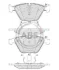 Гальмівні колодки пер. BMW 3 (E90)/X1 (E84) (ATE) 04-12 (155,1x68,5x20,3) A.B.S. 37667 (фото 1)