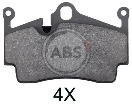Гальмівні колодки зад. Boxster (987/982)/Cayman (981/987) 04- (BREMBO) A.B.S. 37697 (фото 1)