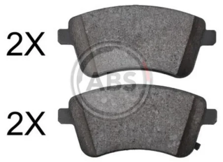 Комплект гальмівних колодок A.B.S. A.B.S. 37841