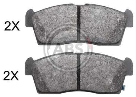 Гальмівні колодки пер. Ion 10-/Alto 04- (Akebono) A.B.S. 37906
