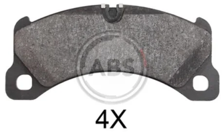 Гальмівні колодки перед. Cayenne (958)/Panamera (971)/Macan (95B) 2.0-4.8 10-23 (BREMBO) A.B.S. 37918