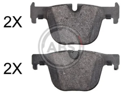 Гальмівні колодки зад. BMW 3 (F30/F31/F34) 11-18 (ATE) (123,8x59,1x17,3) A.B.S. 37925