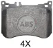 Гальмівні колодки пер. MB S300/S350/S400/S500 14- (BREMBO) A.B.S. 37952 (фото 1)
