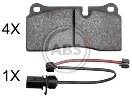 Гальмівні колодки зад. AUDI Q7 (4LB)/R8 06- (BREMBO) A.B.S. 37986