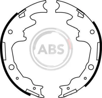 Комплект гальмівних колодок A.B.S. 40704