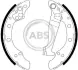 Колодка гальм. барабан. AUDI / VW 80/100/Passat задн. (ABS) A.B.S. 8778 (фото 1)