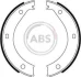 Колодки ручного гальма BMW 5(E28,E34) 81-97/6(E24) 77-89/ 7(E38) 94-01 (ATE) A.B.S. 8805 (фото 1)