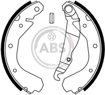 Гальмівні колодки зад. Astra/Corsa/Kadett/Nova (85-99) A.B.S. 8809