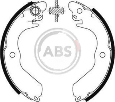 Гальмівні колодки зад. Colt/Mirage/Lancer 92-06 A.B.S. 8922