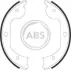 Колодка гальм. барабан. BMW, RENAULT, VW задн. (ABS) A.B.S. 9109 (фото 1)