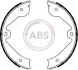 Комплект гальмівних колодок, стоянкове гальмо A.B.S. A.B.S. 9177 (фото 1)