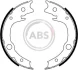 КОЛОДКИ РУЧНОГО ТОРМОЗА A.B.S. 9182 (фото 1)