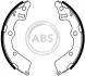 Комплект гальмівних колодок A.B.S. A.B.S. 9233 (фото 1)