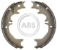 Колодка гальм. барабан. TOYOTA LAND CRUISER задн. (ABS) A.B.S. 9256 (фото 1)