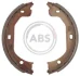 Комплект гальмівних колодок, стоянкове гальмо A.B.S. A.B.S. 9356 (фото 1)